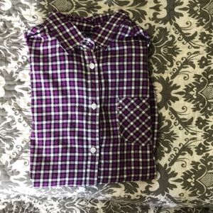 Checkered button down